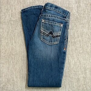 Ariat Boys Denim Jeans with Stitch Detail